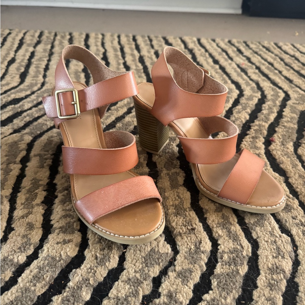 Old Navy Tan Strappy Heels